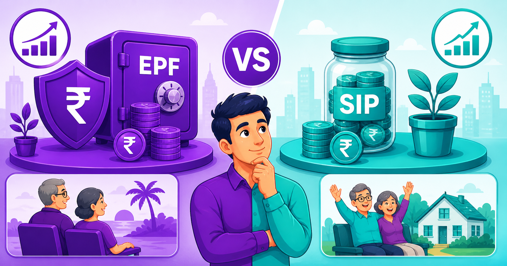 EPF vs SIP in 2026: Which Builds a Bigger Retirement Corpus Faster?