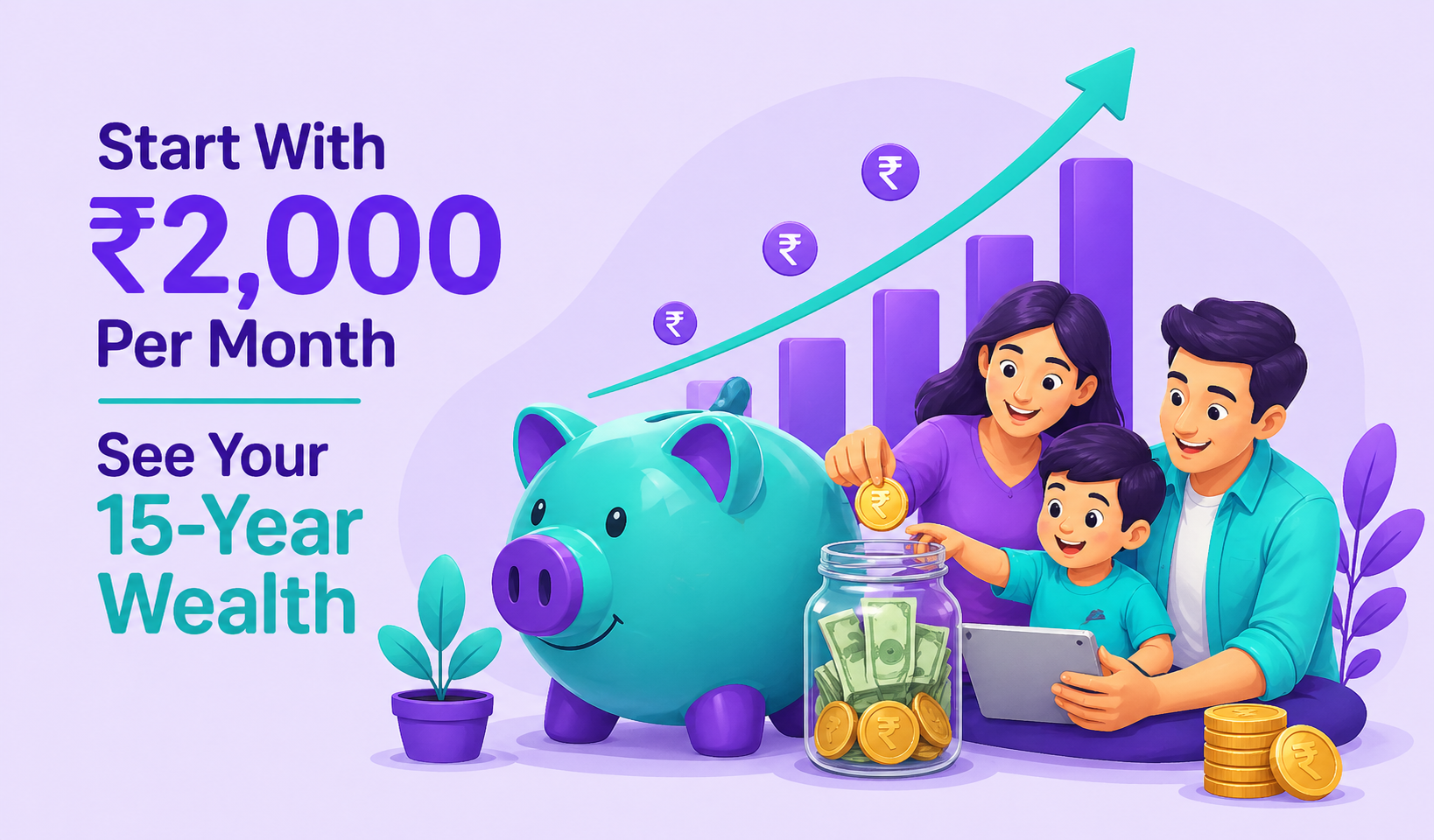 Start With ₹2,000/Month – See Your 15-Year Wealth